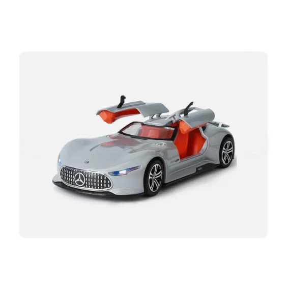 Machetă Metalică Mercedes-Benz AMG Vision Gran Turismo, Scara 1:24, Design Concept-Car, Sunete și Lumini, Funcție Pull-Back