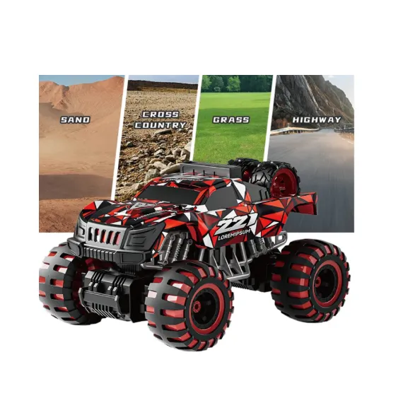 Mașină Monster RC pentru nisip, iarbă, off-road și asfalt