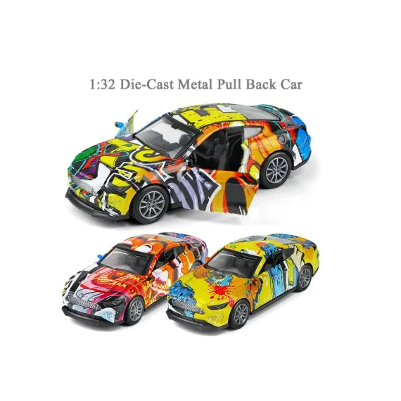 Set Mașini de Curse din Metal, Modele Sport Super-Rapide, Caroserie Die-Cast, Culori Vibrante, Lungime 7 cm, Mix Modele
