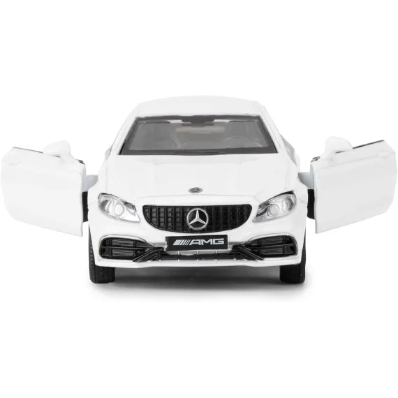 Machetă Auto Metalică Mercedes-AMG GT 63, Scară 1:32, Efecte Sonore și Luminoase, Portiere Mobile, Lungime 15 cm, Caroserie Die-Cast