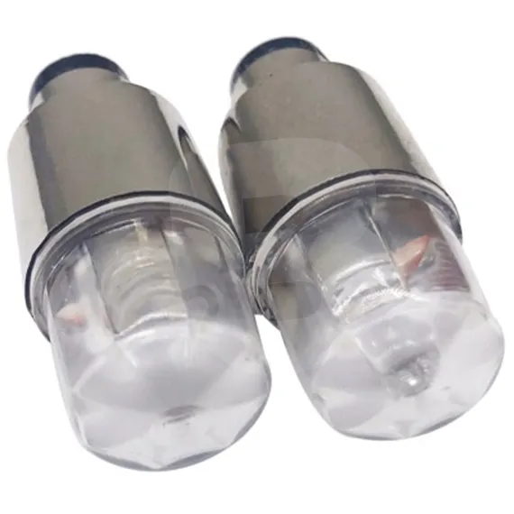 Set lumini LED multicolore pentru valve roți auto, bicicletă și motocicletă