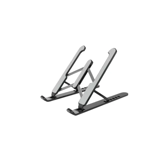 Suport Laptop Pliabil și Reglabil din Aluminiu, Stand Ergonomic Universal pentru 28 cm – 43 cm, Răcire Pasivă