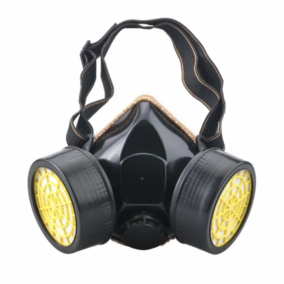 Mască de Protecție Respiratorie Semi-Facială FS-11296, Anti-Praf și Vapori, cu 2 Filtre de Carbon Activ RC203