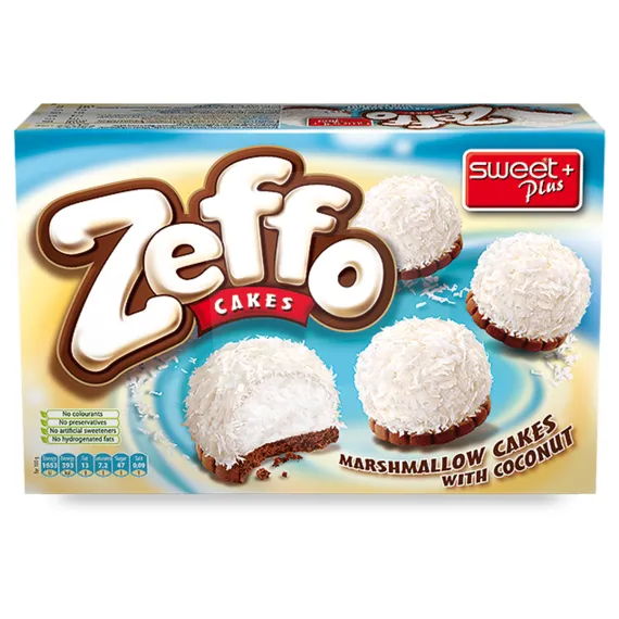 Bezele Sweet Plus Zeffo cu cocos, 115g