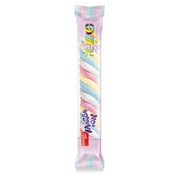 Bezele tip baton Sweet Plus MarshBon Twister, 24g