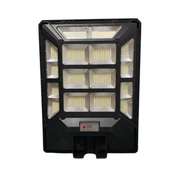 Lampa Solara Stradala LED 600W cu Senzor de Lumina si Miscare, Telecomanda, IP66