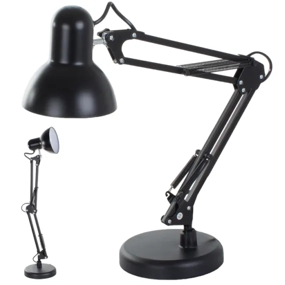 Veioză de Birou cu Braț Reglabil și Menghină MT-811, H58cm