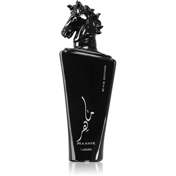 Parfum Arăbesc Maahir Black Edition, Lattafa, Apă de Parfum 100 ml, Bărbat