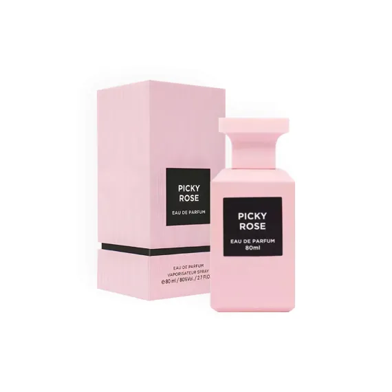 Apă de Parfum Fragrance World, Picky Rose, Unisex, 80 ml