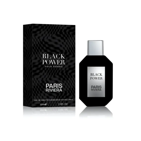 Apă de Toaletă Paris Riviera, Black Power, pentru bărbați, 100 ml