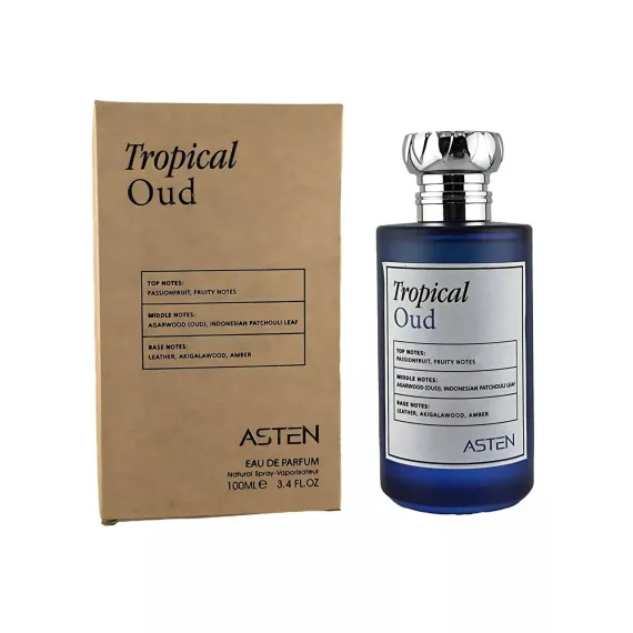 Apă de Parfum Asten, Tropical Oud, Unisex, 100 ml
