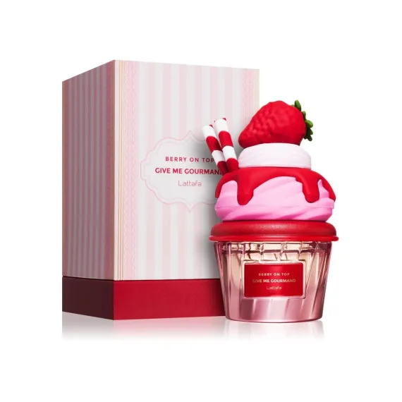 Apă de Parfum Lattafa Give Me Gourmand – Berry On Top, Unisex, 75 ml