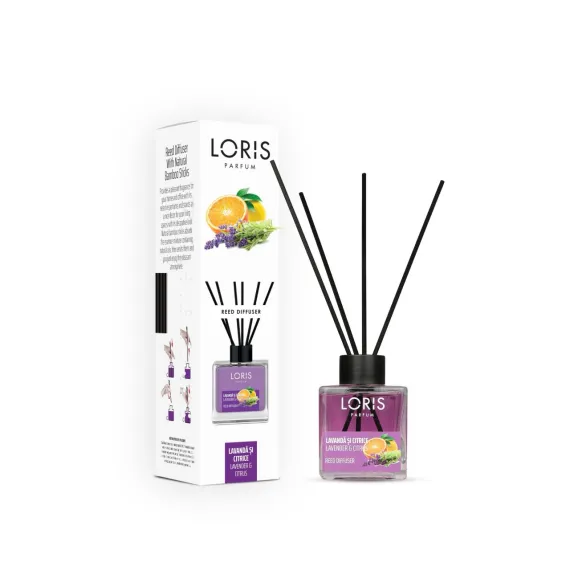 Odorizant de cameră Loris Lavandă & Citrice, 100 ml
