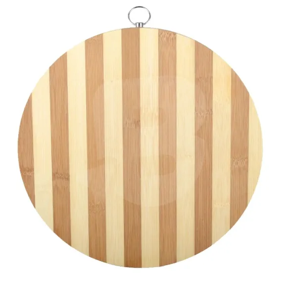 Tocător din Bambus Rotund Diametru 25 cm și Grosime 1.8 cm