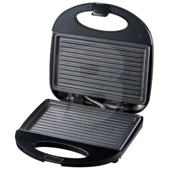 Sandwich Maker Smurfett SE-901 cu Plăci Antiaderente Inox și Putere 750W