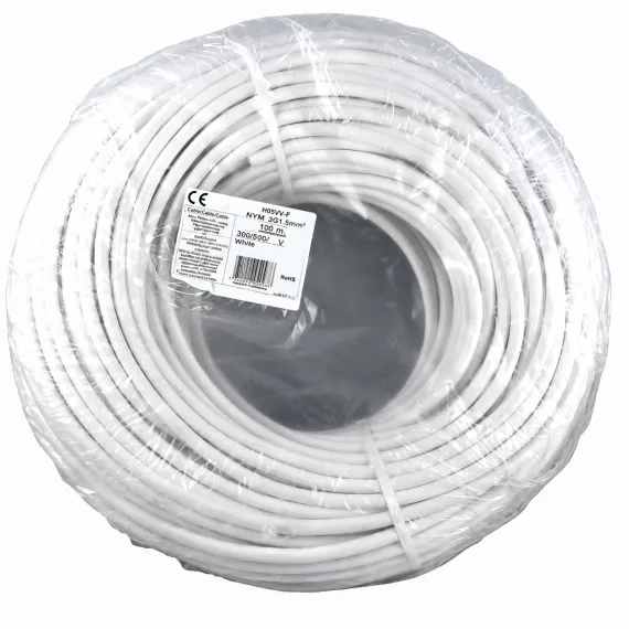 Cablu electric flexibil H05VV-F 3G1.5 (MYYM) 100 m