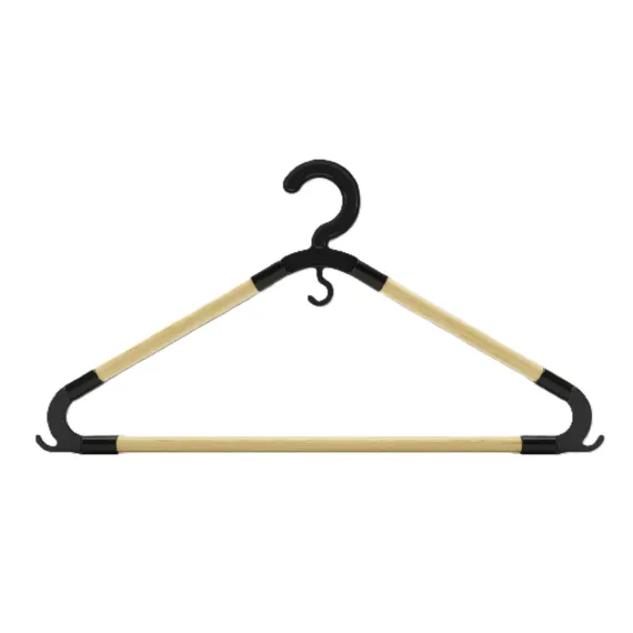 Set 3 Umerașe din Lemn de Brad, 43 cm, Natur
