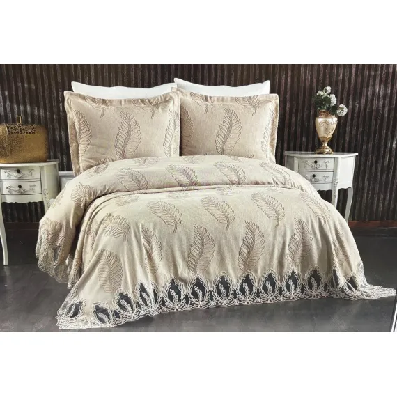 Set pike 3 piese ACELYA, bej