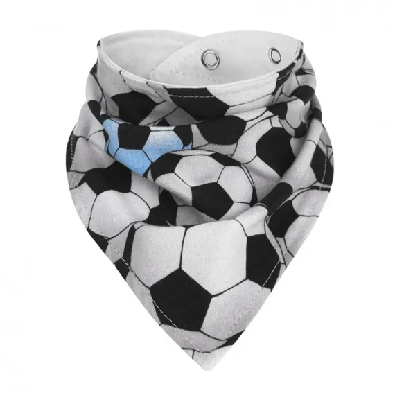 Bandană și bavetă Football, două straturi de bumbac 100%
