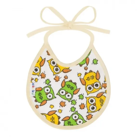 Bavețică Mini cu șnur, bumbac și strat impermeabil, 12 × 16 cm