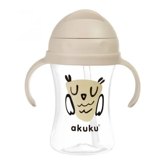 Căniță cu pai Flip-Top, 300 ml, cu mânere, A0204