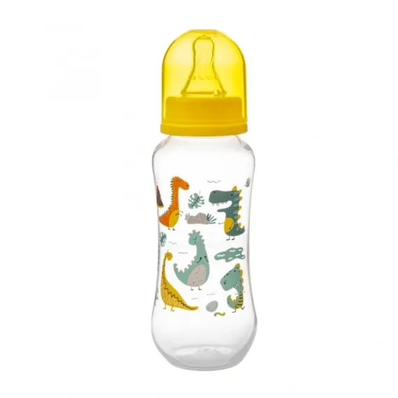 Biberon de 250 ml cu gât îngust și flux lent, 0 luni+, A0005