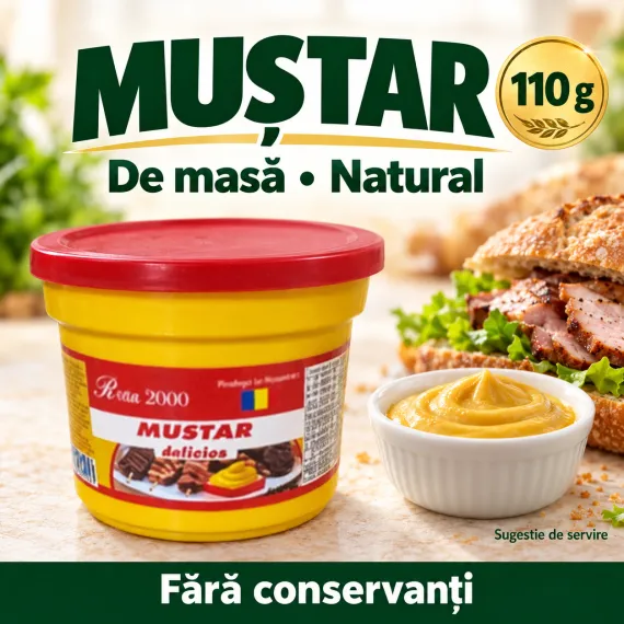 Muștar Clasic de Buzău, 110 g