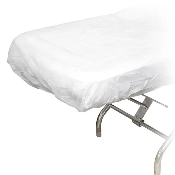 Cearceaf de Pat de Unică Folosință din Material Nețesut cu Elastic la Colțuri, 80 x 220 cm, Set 6 bucăți