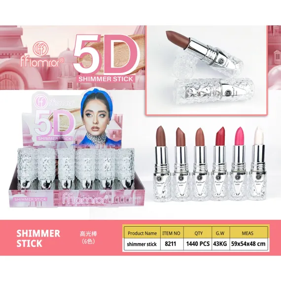 Stick iluminator și blush 5D - cod 8211