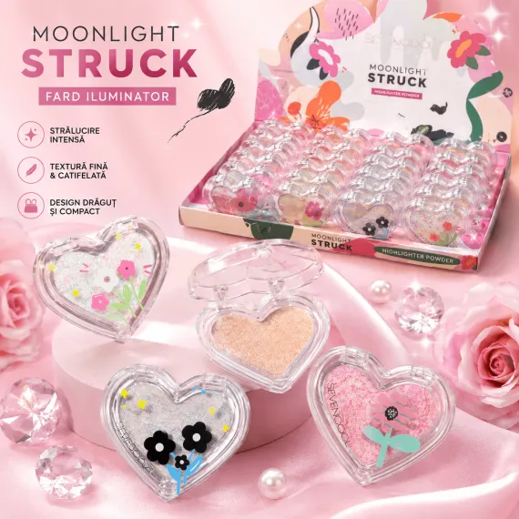 Iluminator inimioară Moonlight Struck 867 SevenCool - efect holografic perlat pentru un look radiant