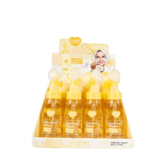 Spumă Demachiantă USHAS cocos- Coconut Bubble cu Masaj Facial Integrat Cod Produs: USH-HA217
