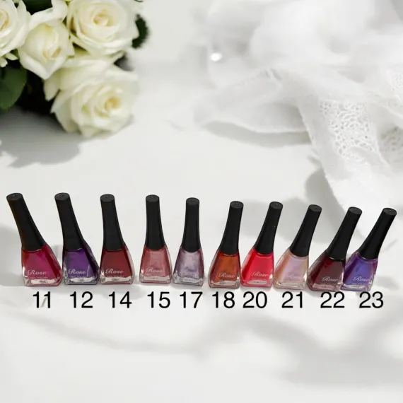 Ojă clasică Rose - Paletar 2 - Set 12 bucăți