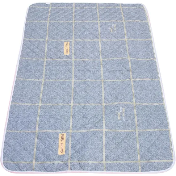 Cearșaf Absorbant și Protecție Impermeabilă pentru Pat, Lavabil, 120x80 cm