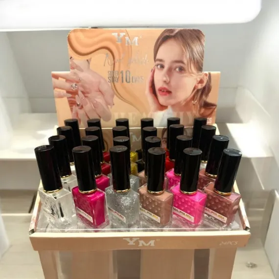 Lac de unghii clasic - YM Nail Polish Super Stay 10 Days 24/set, diverse culori