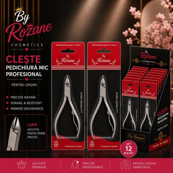 Clește mic pedichiură profesional pentru precizie