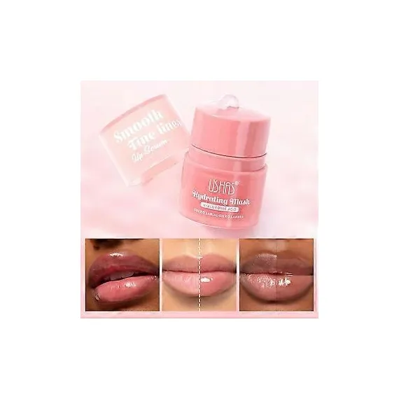 Ser de buze USHAS UC082 Smooth Fine Lines - mască hidratantă cu acid hialuronic pentru buze netede și volum vizibil