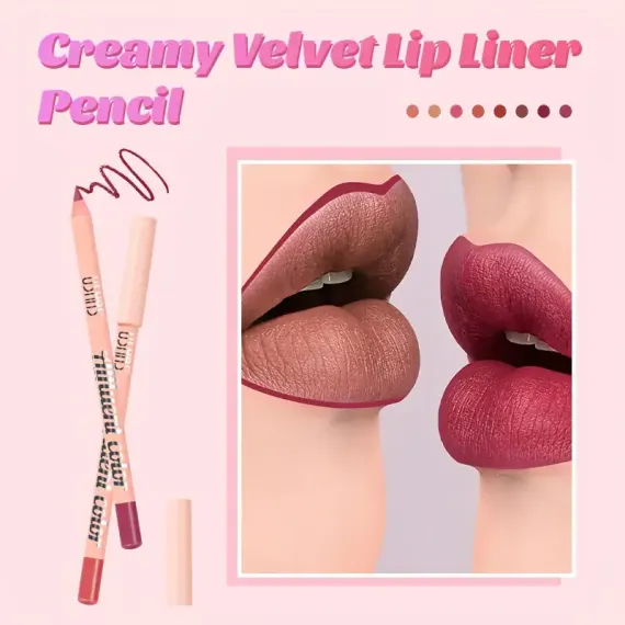 Creion contur buze USHAS Affluent Color - waterproof & long-lasting - cod P1028 - 48 buc/set