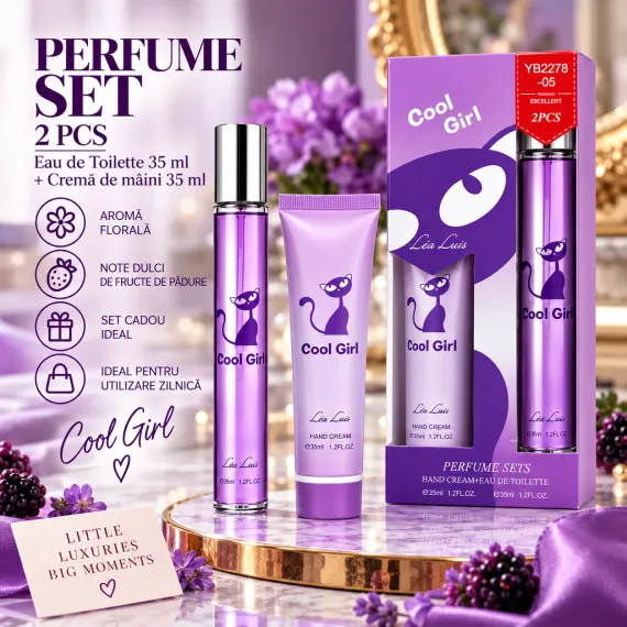 Set parfum și cremă 2 piese