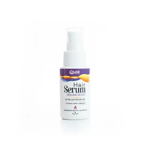 Serum pentru păr Quiz Hair Volume Boost - pentru păr subtire si delicat, cu ulei de rodie si tarate de orez