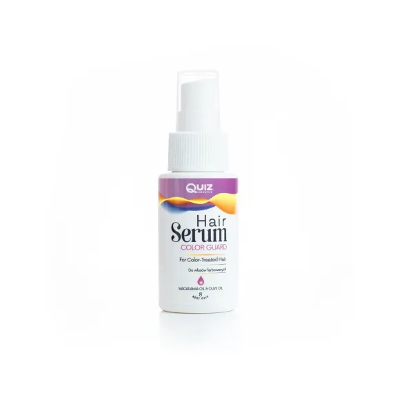 Serum pentru păr vopsit Quiz Hair Color Guard - protectie si stralucire, cu ulei de macadamia si ulei de masline