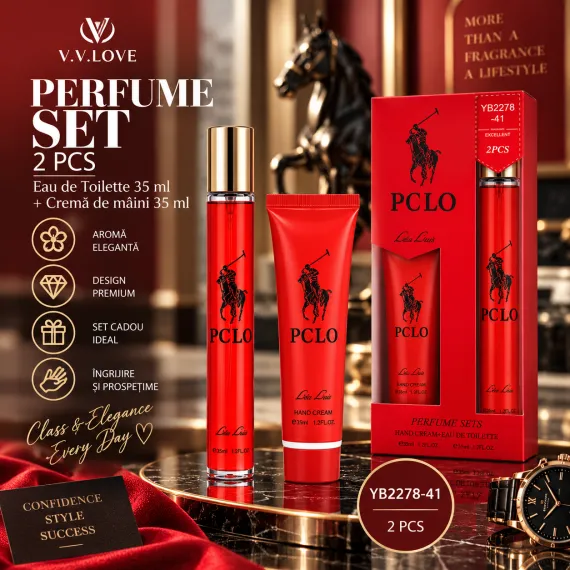 Set cadou bărbați cu parfum și cremă de mâini
