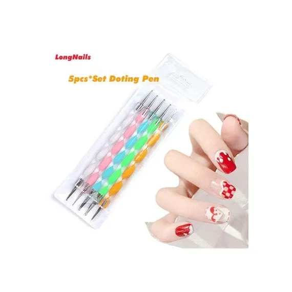 Instrument nail art selector de strasuri și punctator - dublu capăt