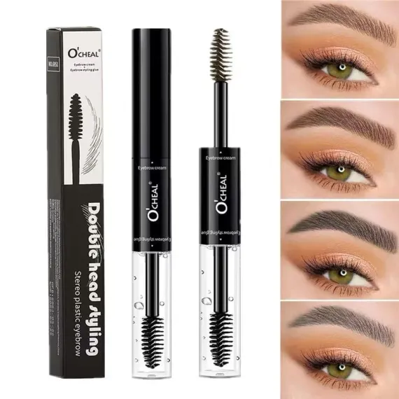 Gel sprâncene 2 in 1 OCHEAL 6951 - Fixare puternica si culoare intensa