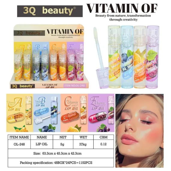 Ulei de buze vitaminizat OL-248 3Q Beauty 5g