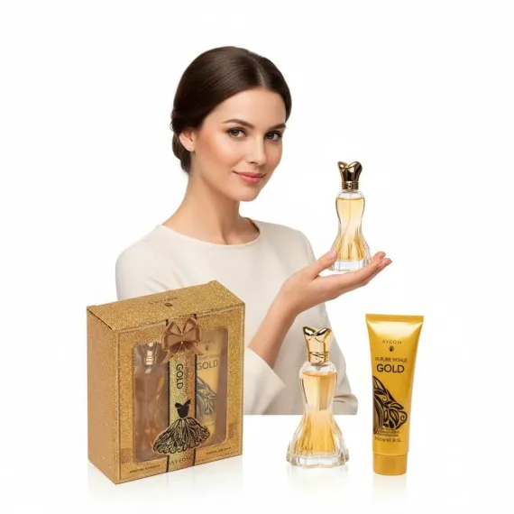 Set cadou parfum și loțiune corp pentru femei elegant