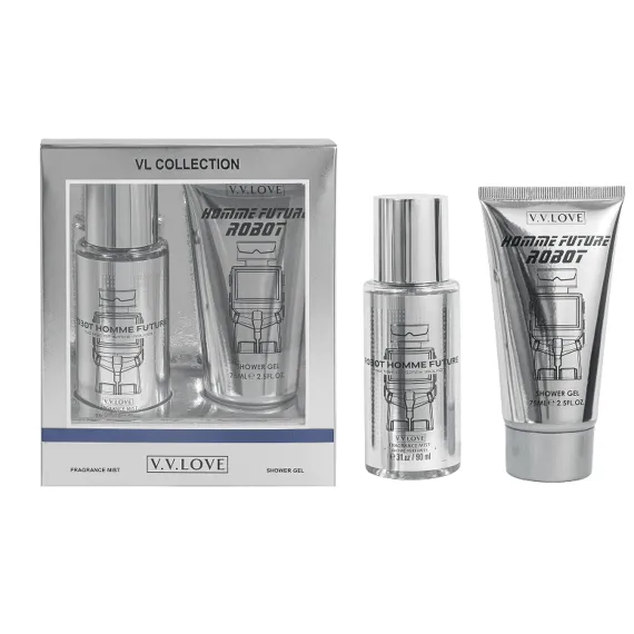 Set Cadou Damă Spray Parfumat pentru Corp 85 ml si Lotiune de Corp 75 ml