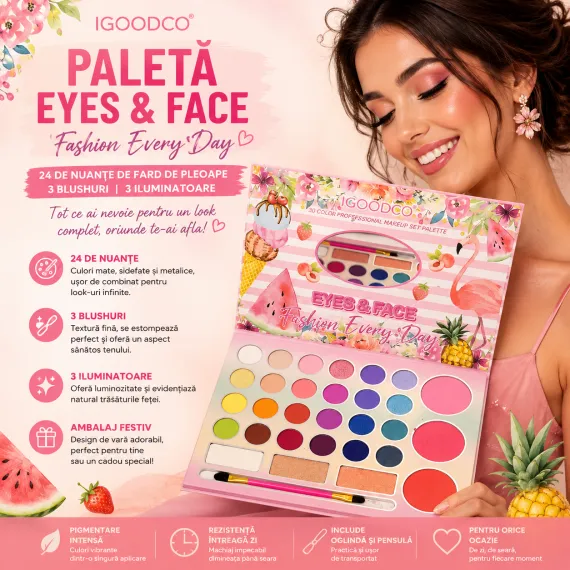Paletă Eyes & Face IGOODCO 3086