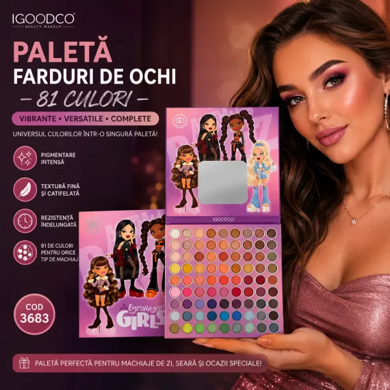 Paletă Farduri Ochi IGOODCO Cod 3683