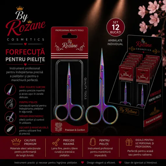 Forfecuță pentru pielițe curcubeu