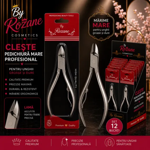 Clește mare pedichiură profesional pentru unghii